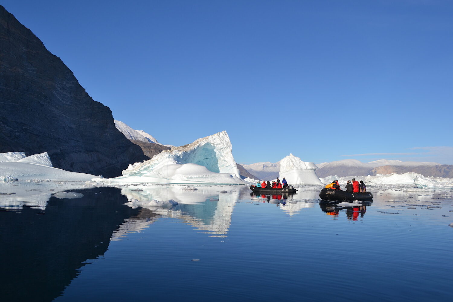 Greenland Discovery zodiac cruising