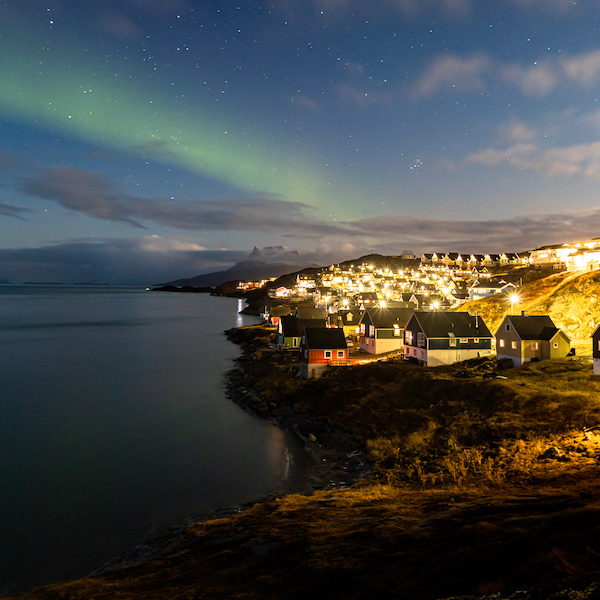 Northern Lights In Nuuk
